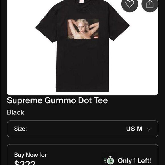 Supreme Gummo Dot Black T-shirt - Picture 6 of 6